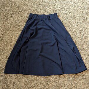 White Mark Navy Blue Skirt - No Size